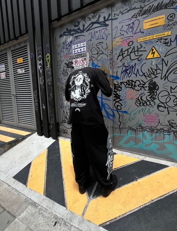 Pantalon Baggy Barrel ALabanza Negro