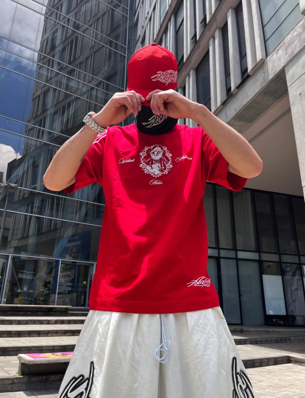 Camiseta Oversize "Matter Vita Gratia" | Roja