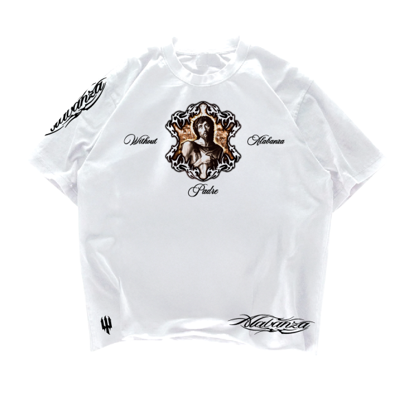 Camiseta Oversize "Gloria Pattri Sacto" | Blanca