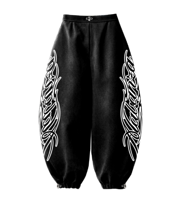Pantalon Baggy Barrel ALabanza Negro