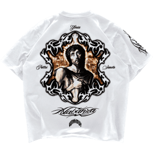 Camiseta Oversize "Gloria Pattri Sacto" | Blanca