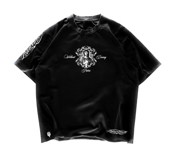 Camiseta Oversize "Gloria Pattri Sacto" | Negra