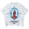 Recurso 43 Camiseta Oversize "Sancta Maria" | Blanca